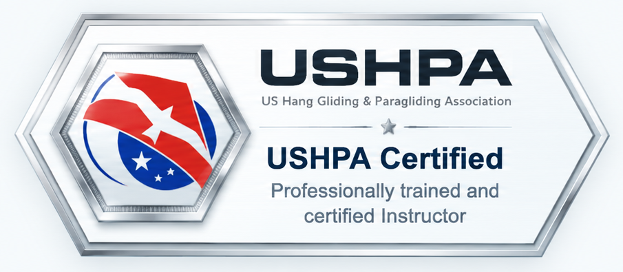 USHPA Certified — Professionally trained and certified Instructor